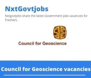 CGS Integrated Geoscience Development Executive Manager Vacancies in Pretoria – Deadline 19 Jul 2023