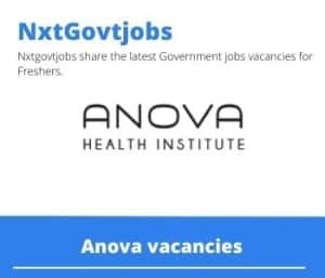Anova Health Institute Monitoring And Evaluation Officer Vacancies in Vanderbijlpark –  Deadline 06 July 2023
