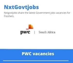 PWC Sustainability Reporting Vacancies in Johannesburg – Deadline 31 May 2023