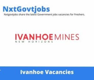 Ivanhoe Mines Communications And Marketing Coordinator Vacancies in Sandton – Deadline 31 Jan 2024
