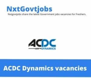 ACDC Dynamics Data Capturer Vacancies in Sandton – Deadline 20 Sep 2023