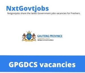 Chief Provincial Inspector vacancies in Gauteng Department of Community Safety – Deadline 14 Jul 2023