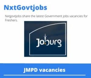 JMPD Area Manager Valuations Vacancies in Johannesburg – Deadline 04 Jul 2023