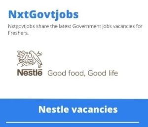 Nestle Finance Functional Controller Vacancies in Bryanston – Deadline 29 Sep 2023