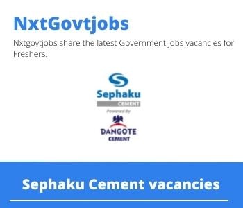 Sephaku Cement Financial Analyst Vacancies in Centurion – Deadline 05 Feb 2024