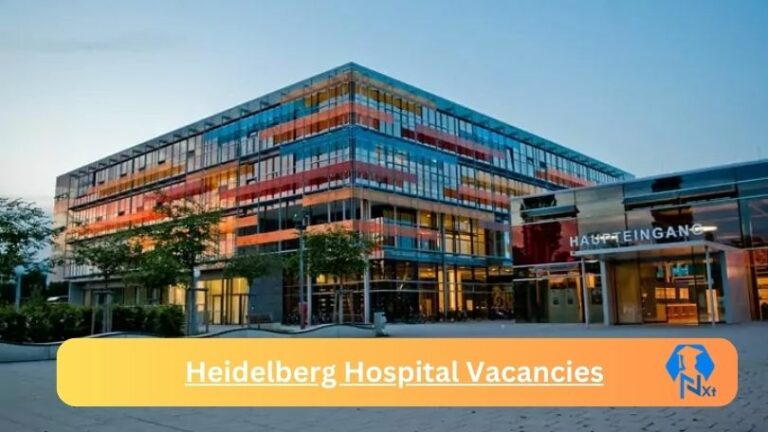 10x Heidelberg Hospital Vacancies 2023 @professionaljobcentre.gpg.gov.za Careers