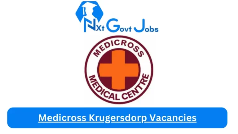 New Medicross Krugersdorp Vacancies 2024 @Medicross.co.za Career Portal