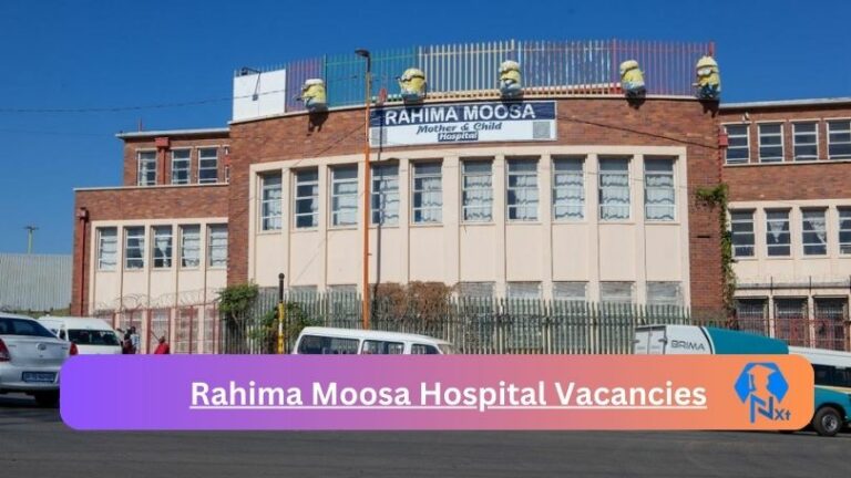 New Rahima Moosa Hospital Vacancies 2024 @professionaljobcentre.gpg.gov.za Career Portal