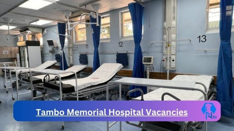 New Tambo Memorial Hospital Vacancies 2024 @professionaljobcentre.gpg.gov.za Career Portal