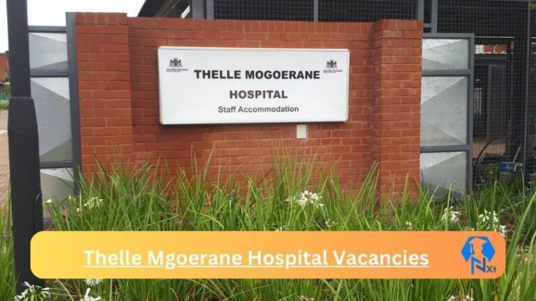 New Thelle Mgoerane Hospital Vacancies 2024 @professionaljobcentre.gpg.gov.za Career Portal