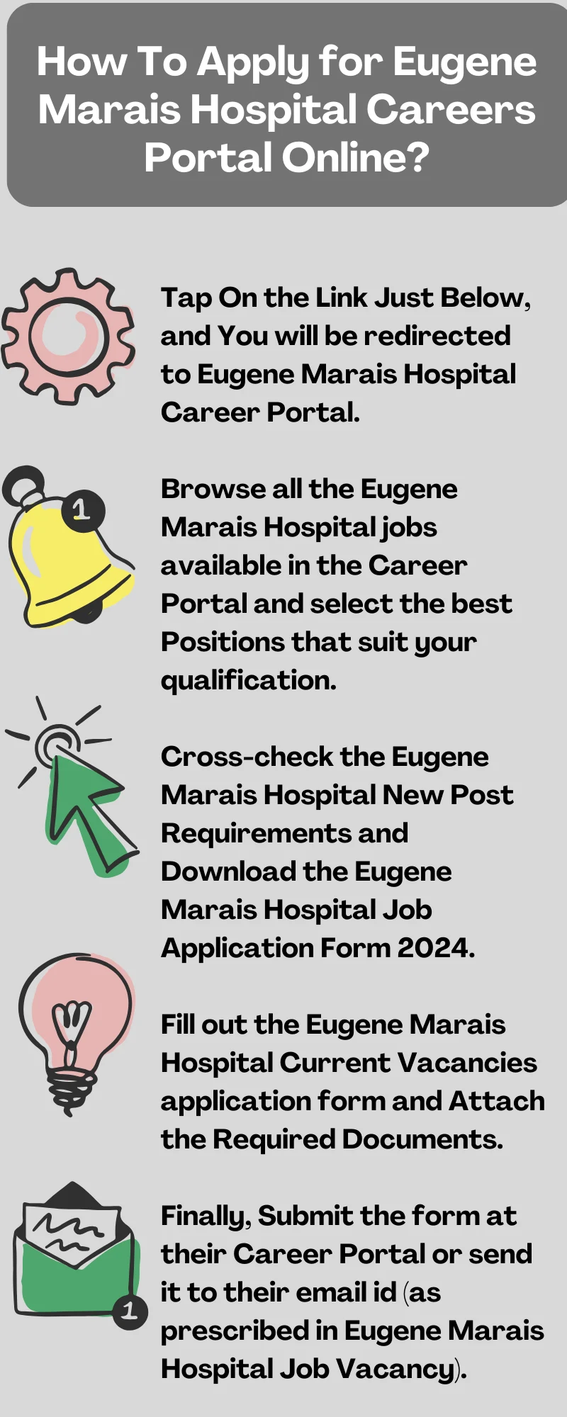 How To Apply for Eugene Marais Hospital Careers Portal Online?