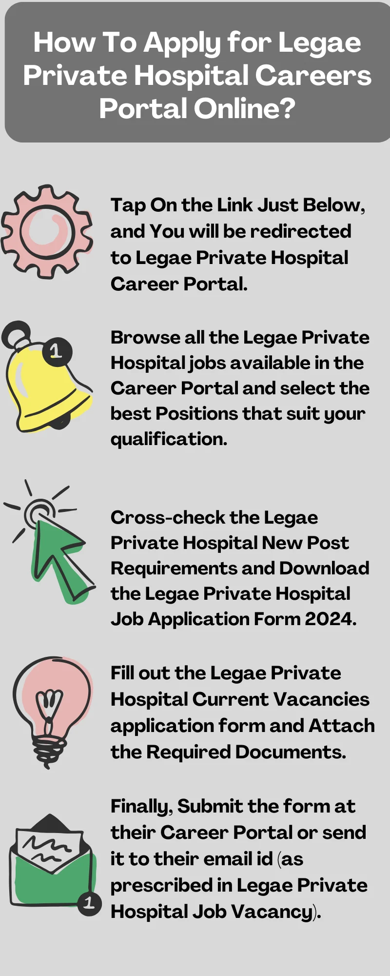 How To Apply for Legae Private Hospital Careers Portal Online?